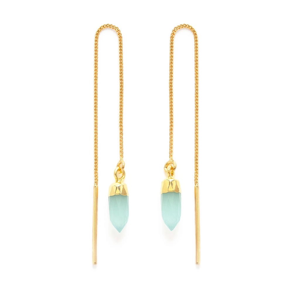 Amano Blue Chalcedony Earrings