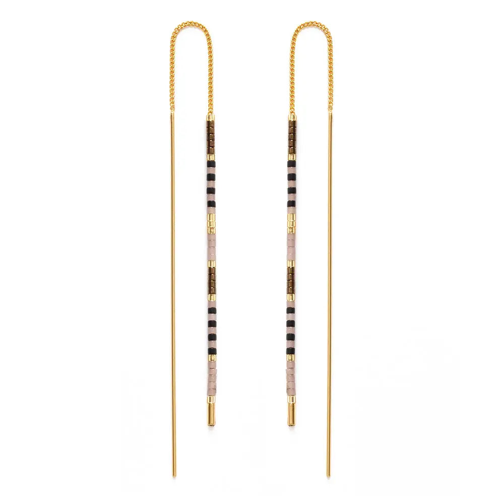 Amano Studio Chocolate Threader Earrings