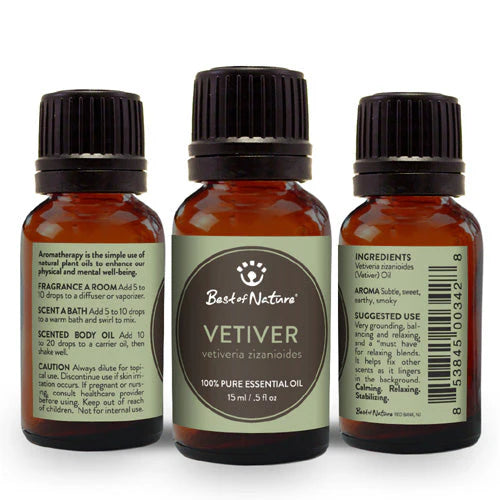 Best of Nature Vetiver Essential Oil