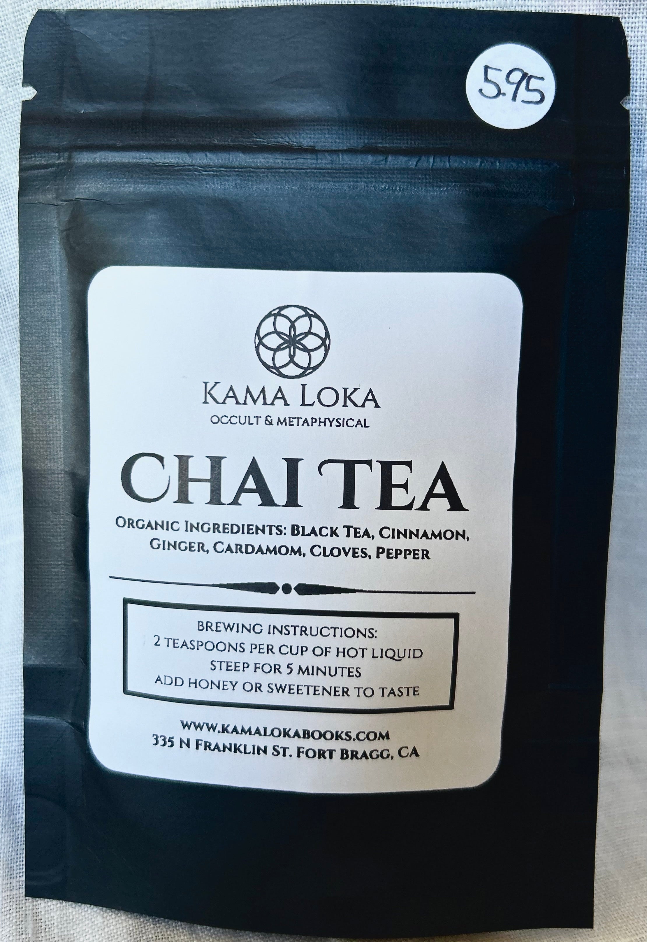 Chai Tea Kama Loka Herbal Apothecary Tea Blend 