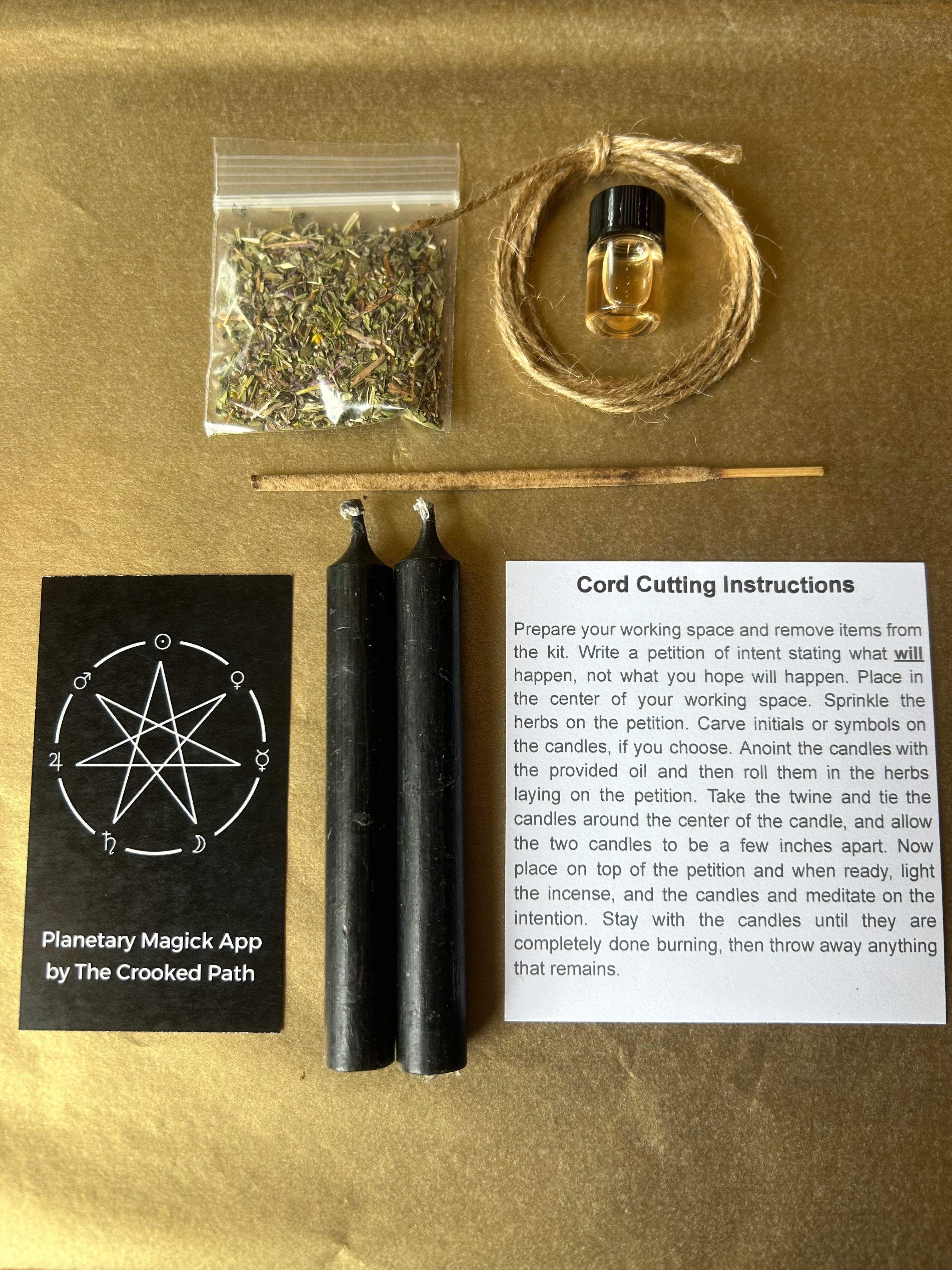 Cord Cutting Spell Kit