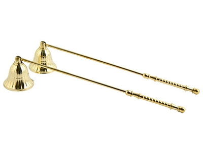 Om Imports Fluted Brass Candle Snuffer