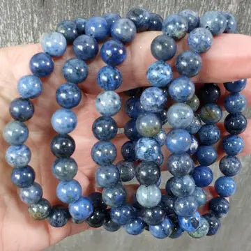 dumortierite bracelet