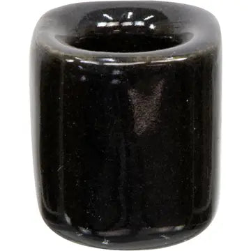 Kehops Black Ceramic Candle Holder