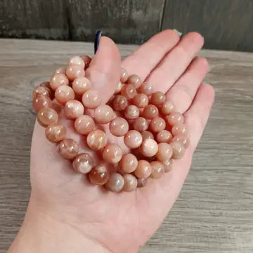 pink moonstone bracelet