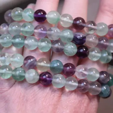 rainbow fluorite bracelet